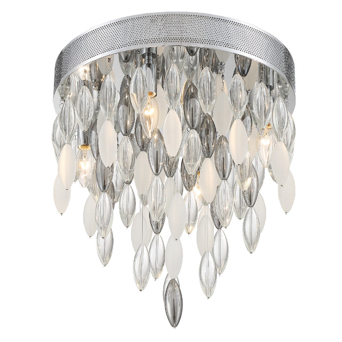 Crystorama HUD-A2214-CH Hudson Four Light Flush Mount Polished Chrome Alternate Image.jpg