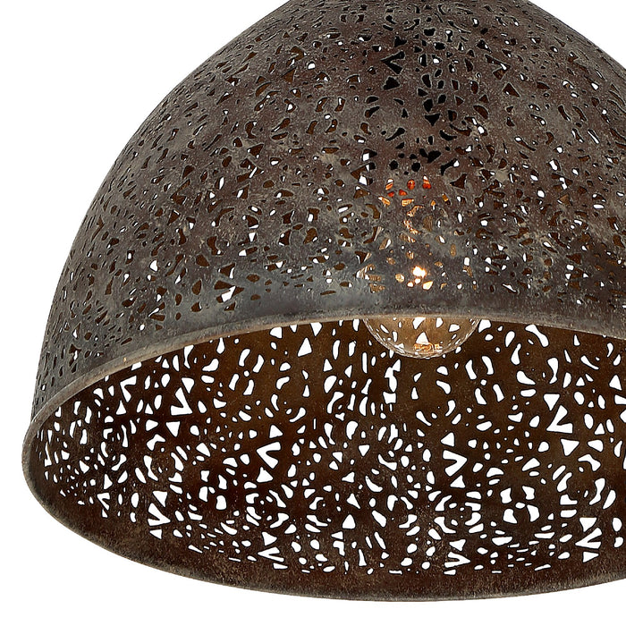 Crystorama JAS-A5010-FB Jasmine One Light Pendant Forged Bronze Alternate Image 2.jpg