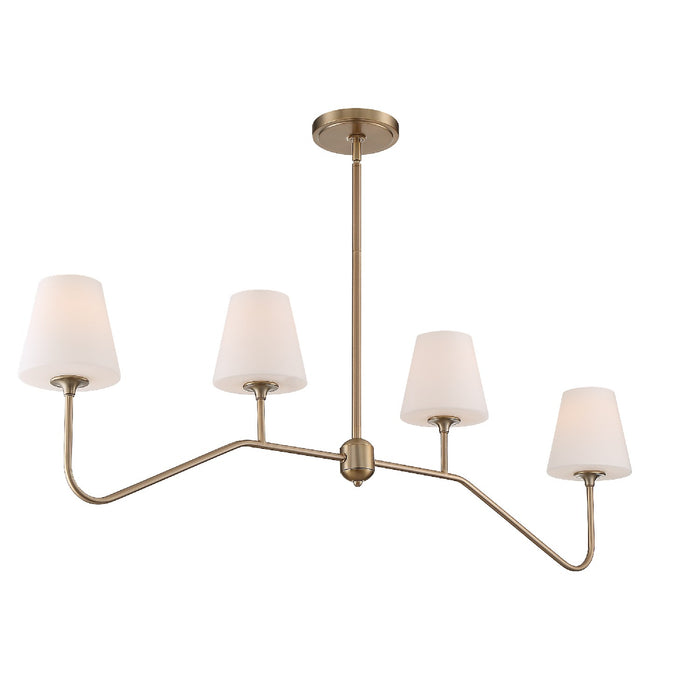 Crystorama KEE-A3004-VG Keenan Four Light Chandelier Vibrant Gold Alternate Image.jpg