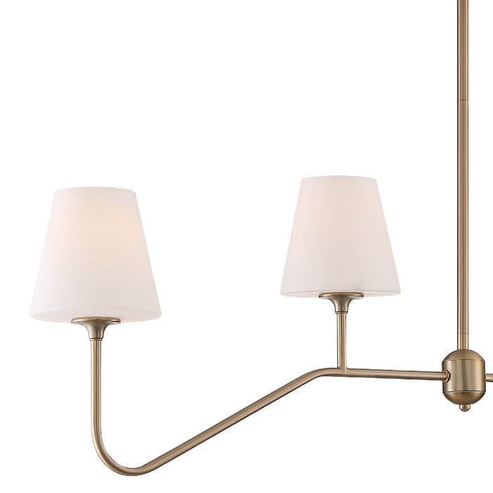 Crystorama KEE-A3004-VG Keenan Four Light Chandelier Vibrant Gold Alternate Image 2.jpg