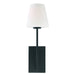 Crystorama LEN-250-OP-BF Lena One Light Wall Sconce Black Forged Alternate Image.jpg