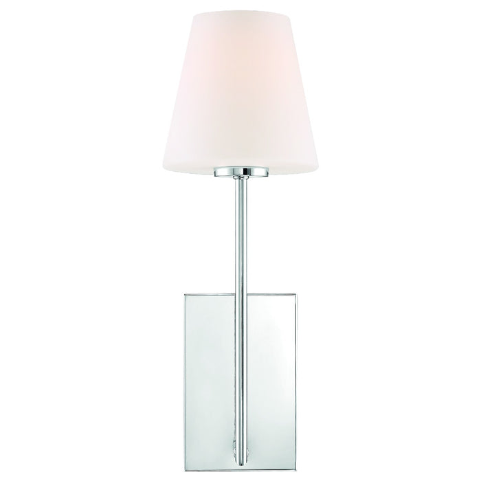 Crystorama LEN-250-OP-CH Lena One Light Wall Sconce Polished Chrome Alternate Image.jpg