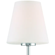 Crystorama LEN-250-OP-CH Lena One Light Wall Sconce Polished Chrome Alternate Image 2.jpg