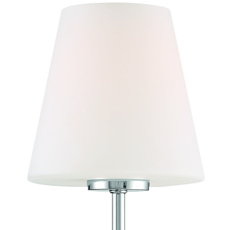 Crystorama LEN-250-OP-CH Lena One Light Wall Sconce Polished Chrome Alternate Image 2.jpg