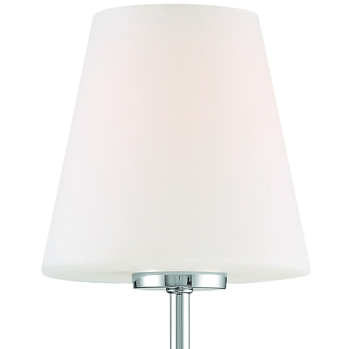 Crystorama LEN-250-OP-CH Lena One Light Wall Sconce Polished Chrome Alternate Image 2.jpg