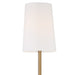 Crystorama LEN-251-VG Lena One Light Wall Sconce Vibrant Gold Alternate Image 2.jpg