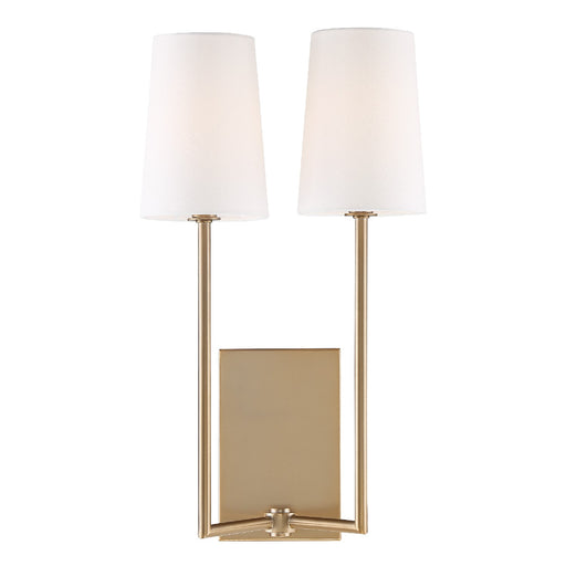 Crystorama LEN-252-VG Lena Two Light Wall Sconce Vibrant Gold Alternate Image.jpg