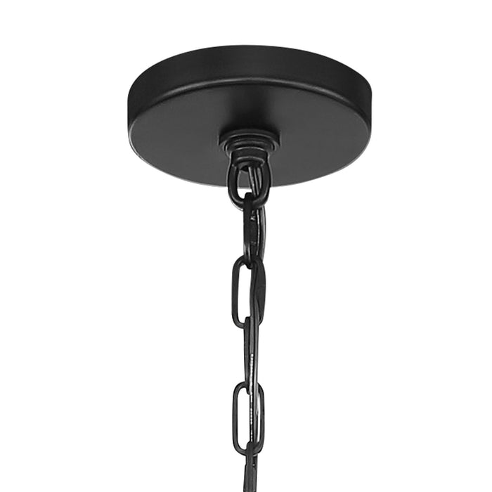 Crystorama 587-MK Luna Nine Light Chandelier Matte Black Alternate Image.jpg