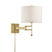 Crystorama MAR-A8031-AG Marshall One Light Wall Sconce Aged Brass Alternate Image 2.jpg