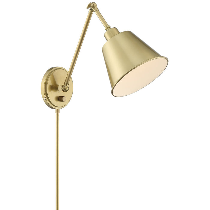 Crystorama MIT-A8020-AG Mitchell One Light Wall Sconce Aged Brass Alternate Image.jpg