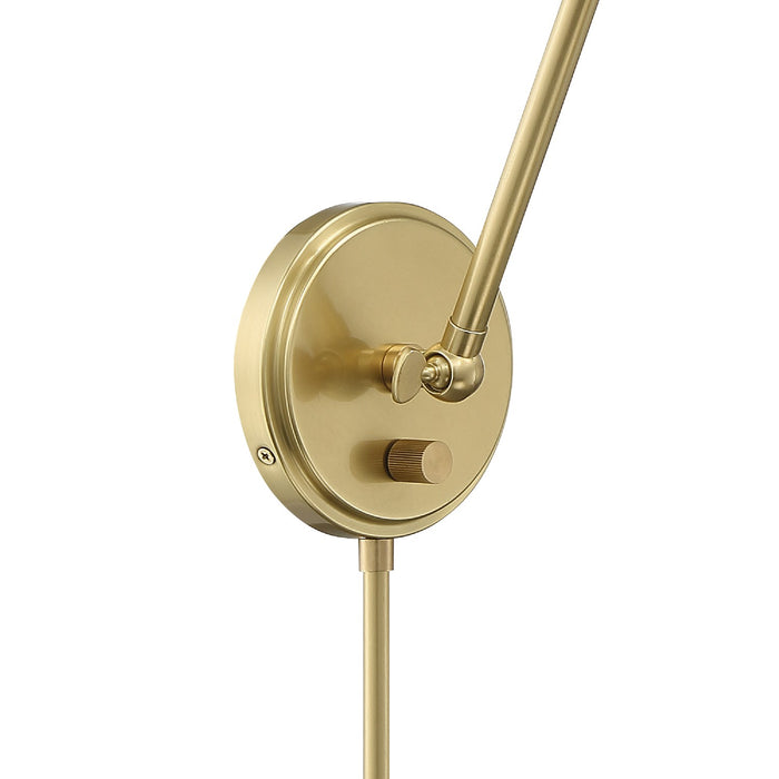 Crystorama MIT-A8020-AG Mitchell One Light Wall Sconce Aged Brass Alternate Image 4.jpg