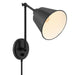 Crystorama MIT-A8020-MK Mitchell One Light Wall Sconce Matte Black Alternate Image.jpg
