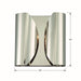 Crystorama MOQ-A3692-PN Monique Two Light Wall Sconce Polished Nickel Alternate Image 2.jpg