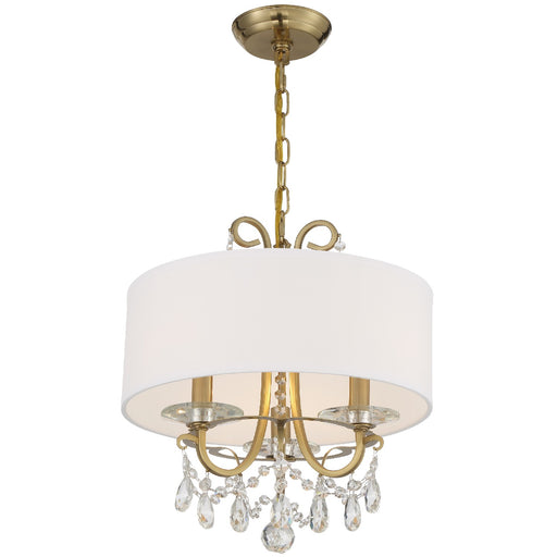 Crystorama 6623-VG-CL-MWP Othello Three Light Chandelier Vibrant Gold Alternate Image.jpg