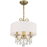 Crystorama 6623-VG-CL-S Othello Three Light Chandelier Vibrant Gold Alternate Image.jpg