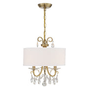 Crystorama 6623-VG-CL-SAQ Othello Three Light Chandelier Vibrant Gold Alternate Image 2.jpg