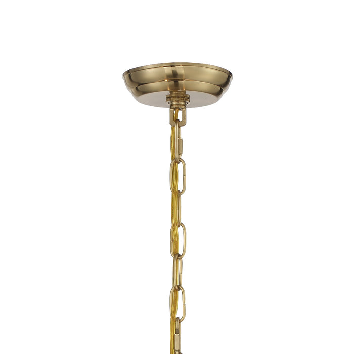 Crystorama 6625-VG-CL-S Othello Five Light Chandelier Vibrant Gold Alternate Image 4.jpg