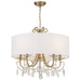 Crystorama 6625-VG-CL-SAQ Othello Five Light Chandelier Vibrant Gold Alternate Image.jpg