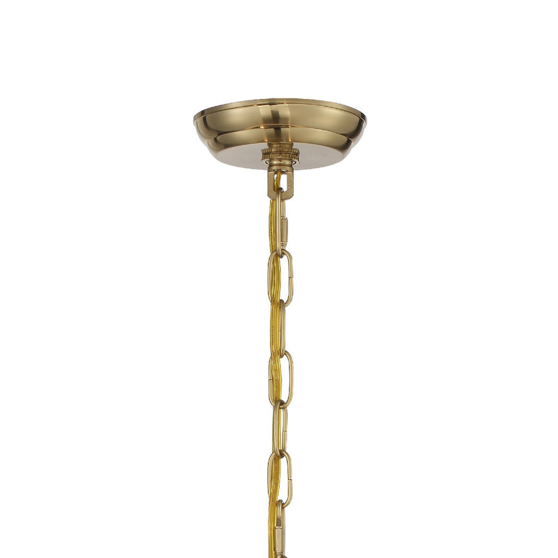 Crystorama 6625-VG-CL-SAQ Othello Five Light Chandelier Vibrant Gold Alternate Image 4.jpg