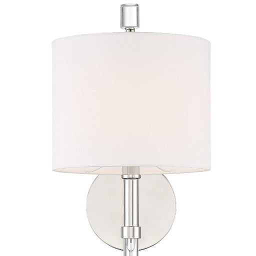 Crystorama RAC-A3501-PN Rachel One Light Wall Sconce Polished Nickel Alternate Image.jpg