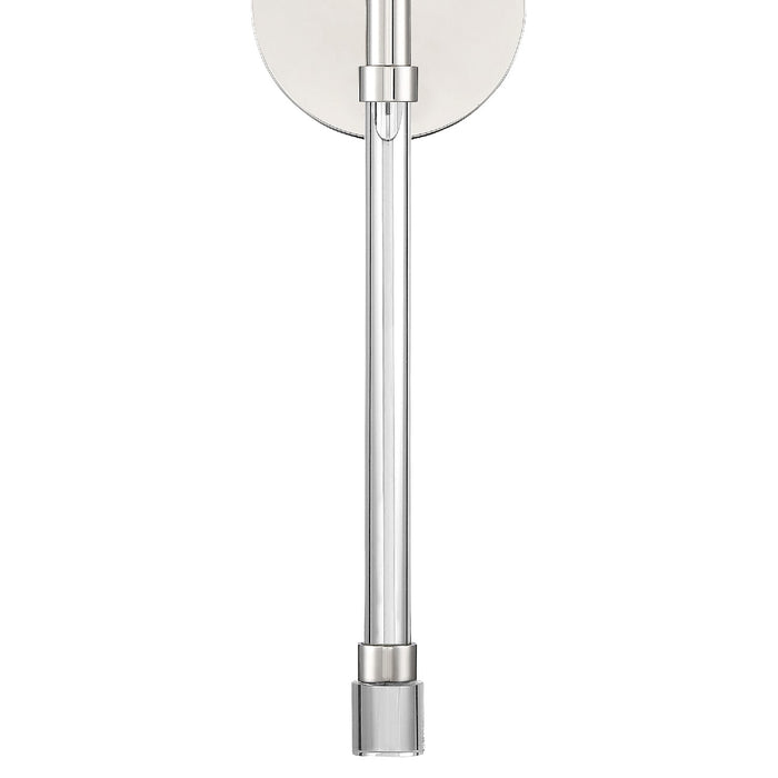 Crystorama RAC-A3501-PN Rachel One Light Wall Sconce Polished Nickel Alternate Image 2.jpg