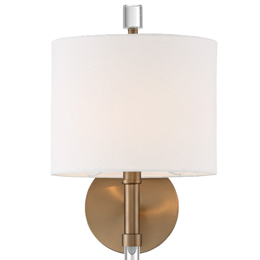Crystorama RAC-A3501-VG Rachel One Light Wall Sconce Vibrant Gold Alternate Image.jpg