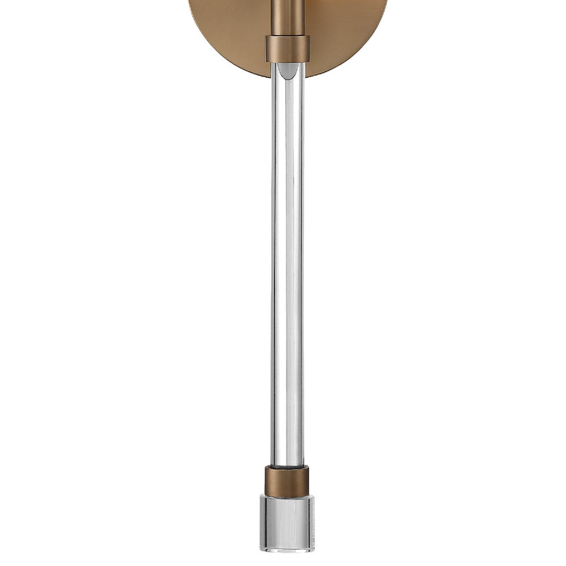 Crystorama RAC-A3501-VG Rachel One Light Wall Sconce Vibrant Gold Alternate Image 2.jpg