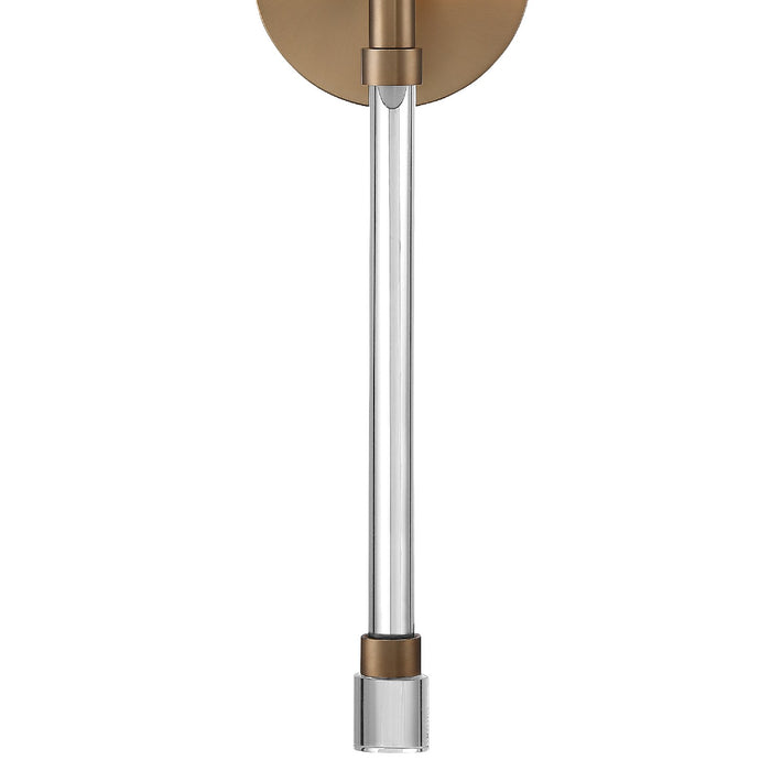 Crystorama RAC-A3501-VG Rachel One Light Wall Sconce Vibrant Gold Alternate Image 2.jpg