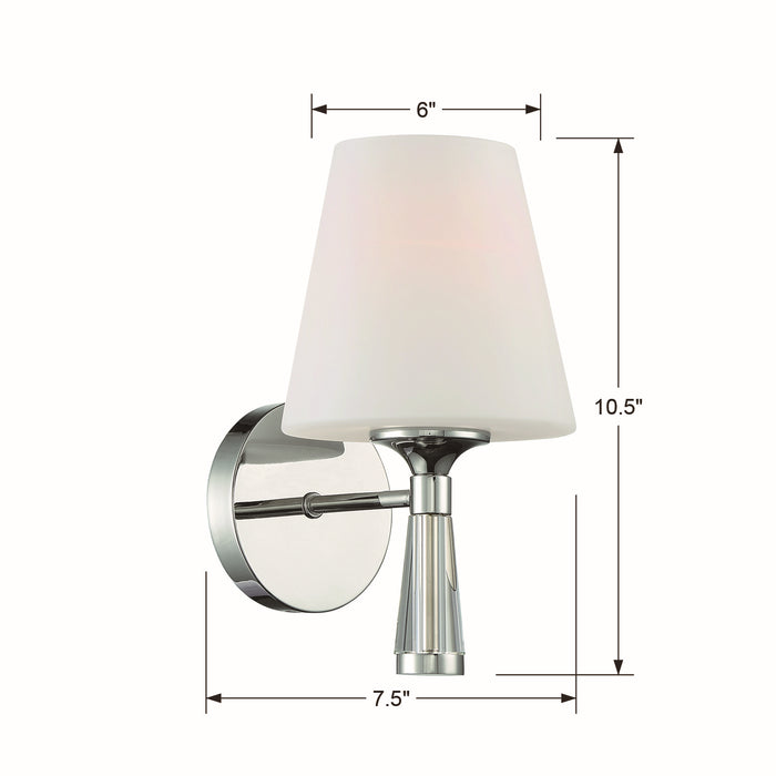Crystorama RAM-A3401-PN Ramsey One Light Wall Sconce Polished Nickel Alternate Image.jpg