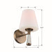 Crystorama RAM-A3401-VG Ramsey One Light Wall Sconce Vibrant Gold Alternate Image.jpg