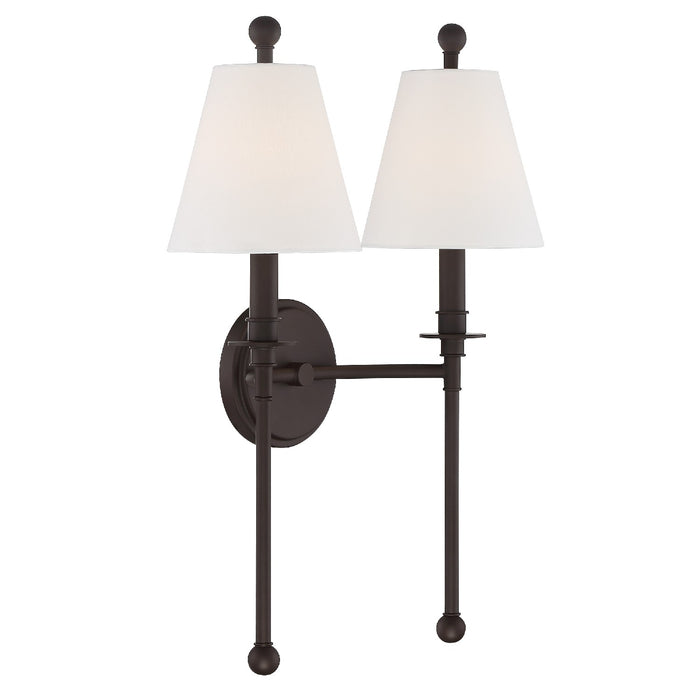 Crystorama RIV-383-DB Riverdale Two Light Wall Sconce Dark Bronze Alternate Image.jpg