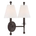 Crystorama RIV-383-DB Riverdale Two Light Wall Sconce Dark Bronze Alternate Image 2.jpg