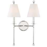 Crystorama RIV-383-PN Riverdale Two Light Wall Sconce Polished Nickel Alternate Image 4.jpg