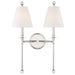 Crystorama RIV-383-PN Riverdale Two Light Wall Sconce Polished Nickel Alternate Image 4.jpg