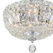 Crystorama ROS-A1004-CH-CL-MWP Roslyn Four Light Flush Mount Polished Chrome Alternate Image 2.jpg