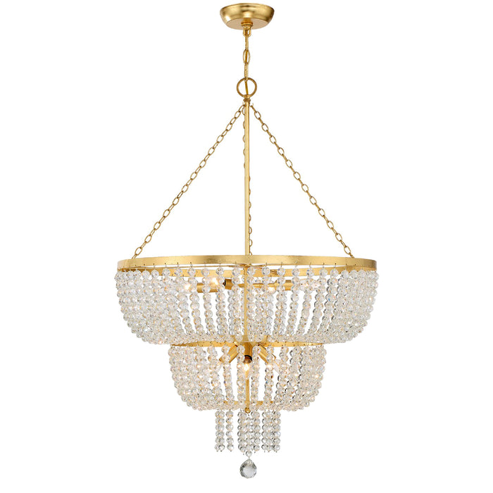 Crystorama 610-GA Rylee Eight Light Chandelier Antique Gold Alternate Image.jpg