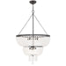 Crystorama 610-MK Rylee Eight Light Chandelier Matte Black Alternate Image.jpg
