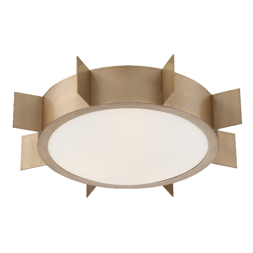 Crystorama SOL-A3103-VG Solas Three Light Flush Mount Vibrant Gold Alternate Image.jpg