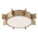 Crystorama SOL-A3103-VG Solas Three Light Flush Mount Vibrant Gold Alternate Image.jpg