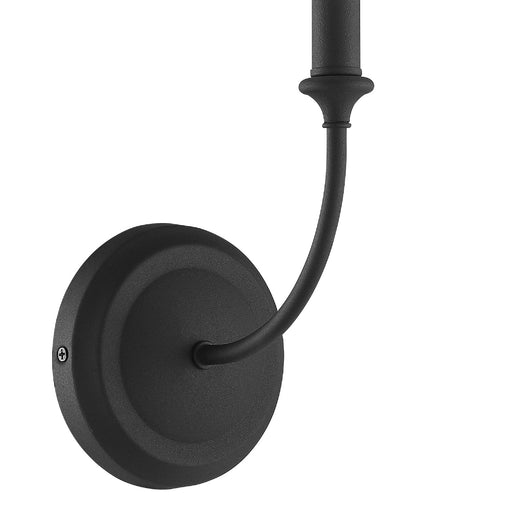 Crystorama 2241-BF Sylvan One Light Wall Sconce Black Forged Alternate Image.jpg