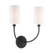 Crystorama 2242-BF Sylvan Two Light Wall Sconce Black Forged Alternate Image.jpg