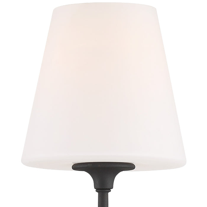 Crystorama 2441-OP-BF Sylvan One Light Wall Sconce Black Forged Alternate Image.jpg