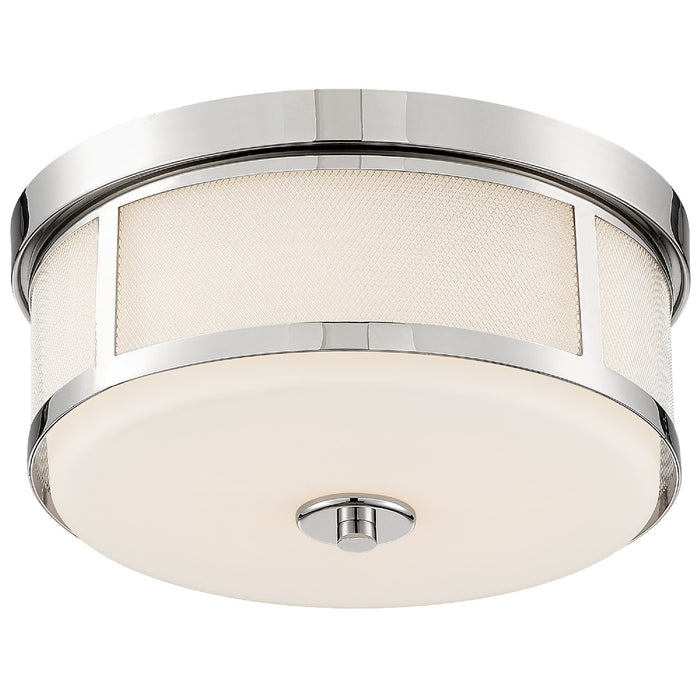Crystorama TRV-A3802-PN Trevor Two Light Flush Mount Polished Nickel Alternate Image.jpg
