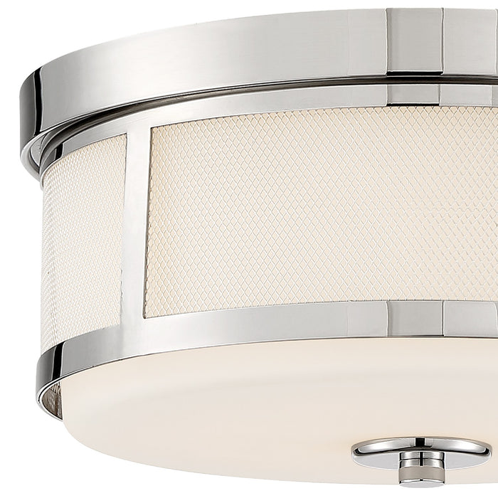 Crystorama TRV-A3802-PN Trevor Two Light Flush Mount Polished Nickel Alternate Image 2.jpg