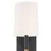 Crystorama WES-9901-BK-GA Weston One Light Wall Sconce Black / Antique Gold Alternate Image.jpg