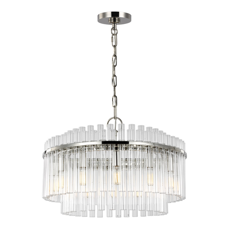 Visual Comfort Studio CC12812PN Beckett 12 Light Chandelier, Polished Nickel Alternate Image.jpg