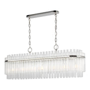 Visual Comfort Studio CC1307PN Beckett Seven Light Linear Chandelier, Polished Nickel Alternate Image.jpg