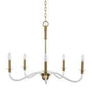Visual Comfort Studio CC1315BBS Hanover Five Light Chandelier, Burnished Brass Alternate Image.jpg
