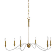 Visual Comfort Studio CC1326BBS Hanover Six Light Chandelier, Burnished Brass Alternate Image.jpg
