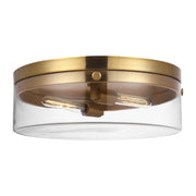 Visual Comfort Studio CF1032BBS Garrett Two Light Flush Mount, Burnished Brass Alternate Image.jpg